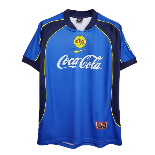 Camiseta América Replica Segunda Ropa Retro 2001 2002 Azul